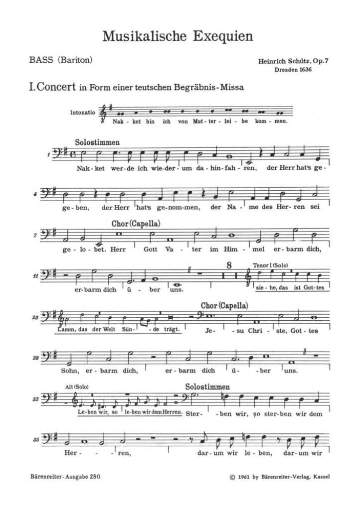 Musikalische Exequien